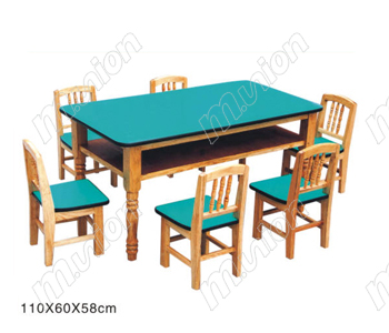 幼儿长方桌椅 HL61037