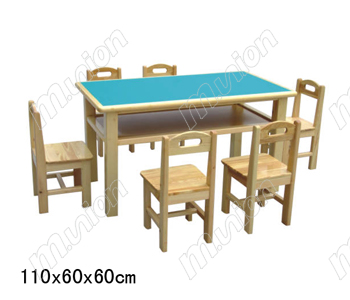 学生双人桌椅 HL61041